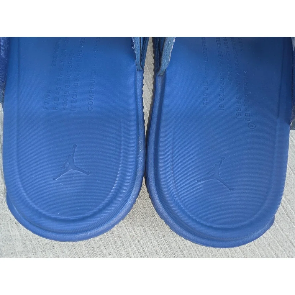 Jordan 23 Engineered Slides Royal Blue Kids Youth Sandals Jumpman Logo